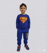 Superman Detaylı Çocuk Eşofman takımı thumbnail 1