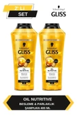 GLİSS Oil Nutritive Şampuan 400ml x 2'li Set thumbnail 1
