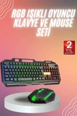 RGB Işıklı   Klavye Q Klavye Mouse Hediyeli thumbnail 2