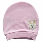 Pembe Tavşanlı Nakışlı Bere thumbnail 3
