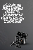 Yeni Nesil Pro Ekranlı Bluetooth Kulaklık 5.0 Bluetooth thumbnail 2