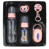 Babytime Pembe 5'li Biberon Set Kulpsuz thumbnail 1