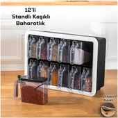 12'li Standlı Kaşıklı Baharatlık Seti thumbnail 4