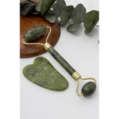 Jade Roller Gua Sha Taşı Seti thumbnail 3
