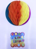 Happy Birthday Kağıt Süsü 55 cm thumbnail 1