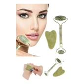 Jade Roller Gua Sha Taşı Seti thumbnail 2