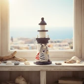 Ahşap Marin Deniz Feneri Model 5 thumbnail 2