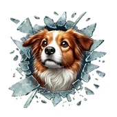 Fulcar Australian Shepherd Araç Stickerı thumbnail 5