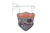 Dekoratif Çift Yönlü Route 66 Temalı Ferforje Askı thumbnail 2