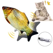 Hareketli Balık Kedi Oyuncağı Şarjlı thumbnail 2