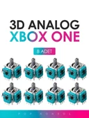 8 Adet Xbox Series S X One 3D Analog Joystick Motor Kol Tamir Yedek Parça thumbnail 1