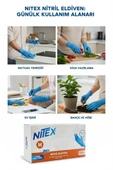 Nitex Nitril Medium Mavi Eldiven 100'lü 1 Paket thumbnail 1