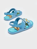 LCW STEPS Mavi Patch Detaylı Erkek Bebek Sandalet thumbnail 5