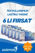 3 Katlı Lastikli Burun Telli Maske 6 (PAKET) thumbnail 1