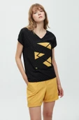 KARE SARGI VE ZİGZAG NAKIŞLI TSHIRT thumbnail 2