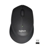 LOGITECH M330 SESSİZ KABLOSUZ USB OPTİK MOUSE SİYAH 910-004909 thumbnail 1