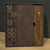 Lüks Kutulu Defter Kalem Set thumbnail 5
