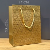 Küçük Boy Gold İpli Karton Çanta thumbnail 1