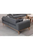 Ak sofa LEON 3+3 KANAPE GRİ Gri thumbnail 3