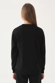 Kappa Kız Çocuk Siyah Sweatshirt thumbnail 4
