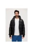 AXEL PUFFER COAT Siyah thumbnail 1