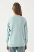 KIZ ÇOCUK SWEATSHIRT - ACIK MINT thumbnail 4