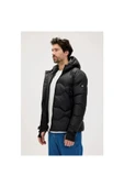 AXEL PUFFER COAT Siyah thumbnail 3