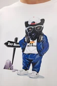 Bad Bear Panther Beyaz Erkek Sweatshirt thumbnail 2