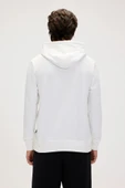 Bad Bear Mono Beyaz Erkek Kapüşonlu Sweatshirt thumbnail 2