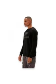 Bad Bear Logo Crewneck Siyah Erkek Sweatshirt thumbnail 5