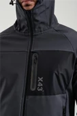 Erkek Antrasit Softshell Mont 2011120 thumbnail 8