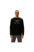 Bad Bear Logo Crewneck Siyah Erkek Sweatshirt thumbnail 1