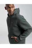 Kappa Authentic Fuji Erkek Haki Oversize Hoodie thumbnail 4