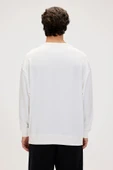 Bad Bear Javed Beyaz Erkek Baskılı Sweatshirt thumbnail 4