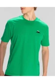 Kappa Authentic Space Jump T-Shirt Erkek Yeşil Regular Tişört thumbnail 2