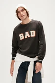 Bad Bear Felt Crewneck Erkek Sweatshirt thumbnail 1