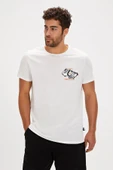 Bad Bear Focus Erkek T-shirt Beyaz thumbnail 2