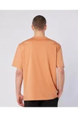 Logo Adam Erkek Camel Regular Fit Tişört thumbnail 4