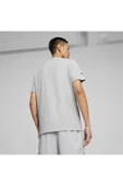 Puma MAPF1 ESS Logo Tee Gri Erkek T-Shirt thumbnail 5
