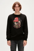 Bad Bear Rebel Crewneck Erkek Sweatshirt thumbnail 2