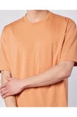 Logo Adam Erkek Camel Regular Fit Tişört thumbnail 3