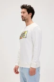 Bad Bear Caen Beyaz Erkek Baskılı Sweatshirt thumbnail 5