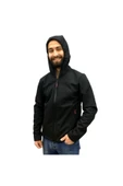 Erkek Siyah Softshell Ceket thumbnail 3
