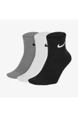 Nike U Nk Everyday Ltwt Ankle 3pr Unisex Çorap thumbnail 1