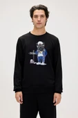 Bad Bear Panther Siyah Erkek Sweatshirt thumbnail 1
