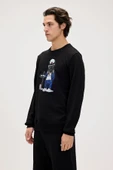 Bad Bear Panther Siyah Erkek Sweatshirt thumbnail 2