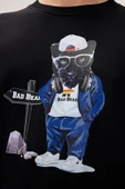 Bad Bear Panther Siyah Erkek Sweatshirt thumbnail 3
