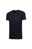 John Frank Erkek Lacivert Basic T-shirt thumbnail 1