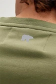 Bad Bear Reflect Bear Crewneck Thyme Yeşil Erkek Sweatshirt thumbnail 2