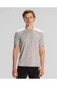 Kappa Logo Serenity Erkek Gri Regular Fit Tişört thumbnail 1